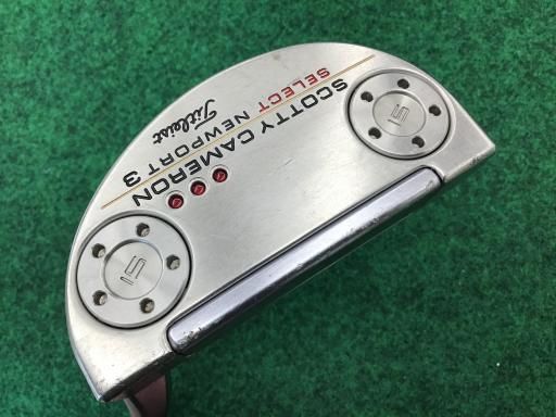 【中古】 タイトリスト SCOTTY CAMERON select NEWPORT 3(2018) 34インチ パター PT スチール (フレックスその他) メンズ 男性用 右利き 右用 Dランク ゴルフクラブ