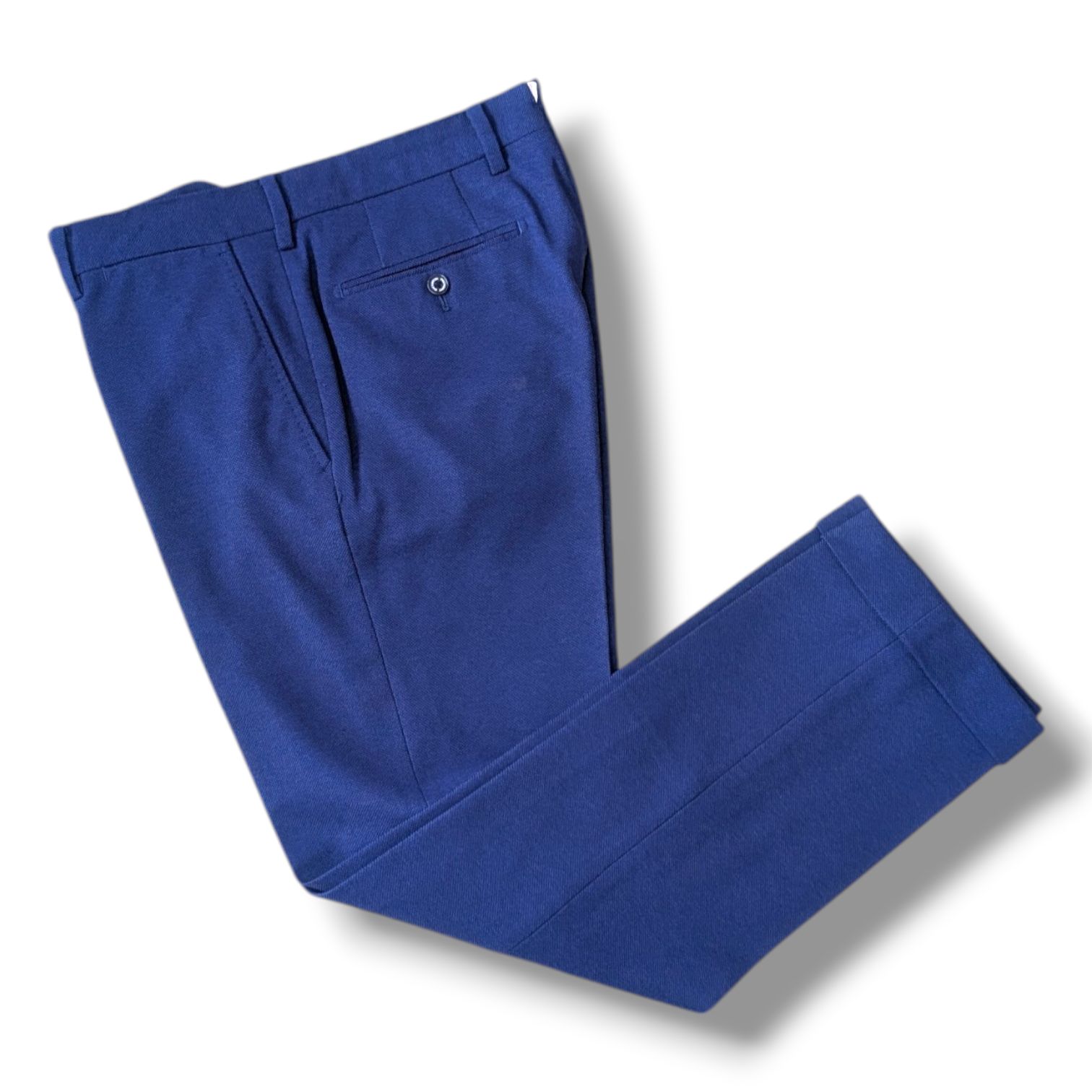 MACKINTOSH PHILOSOPHY TROTTER マッキントッシュフィロソフィー トロッター テーパードパンツ スラックス ウォッシャブル ストレッチ メンズ 40 青