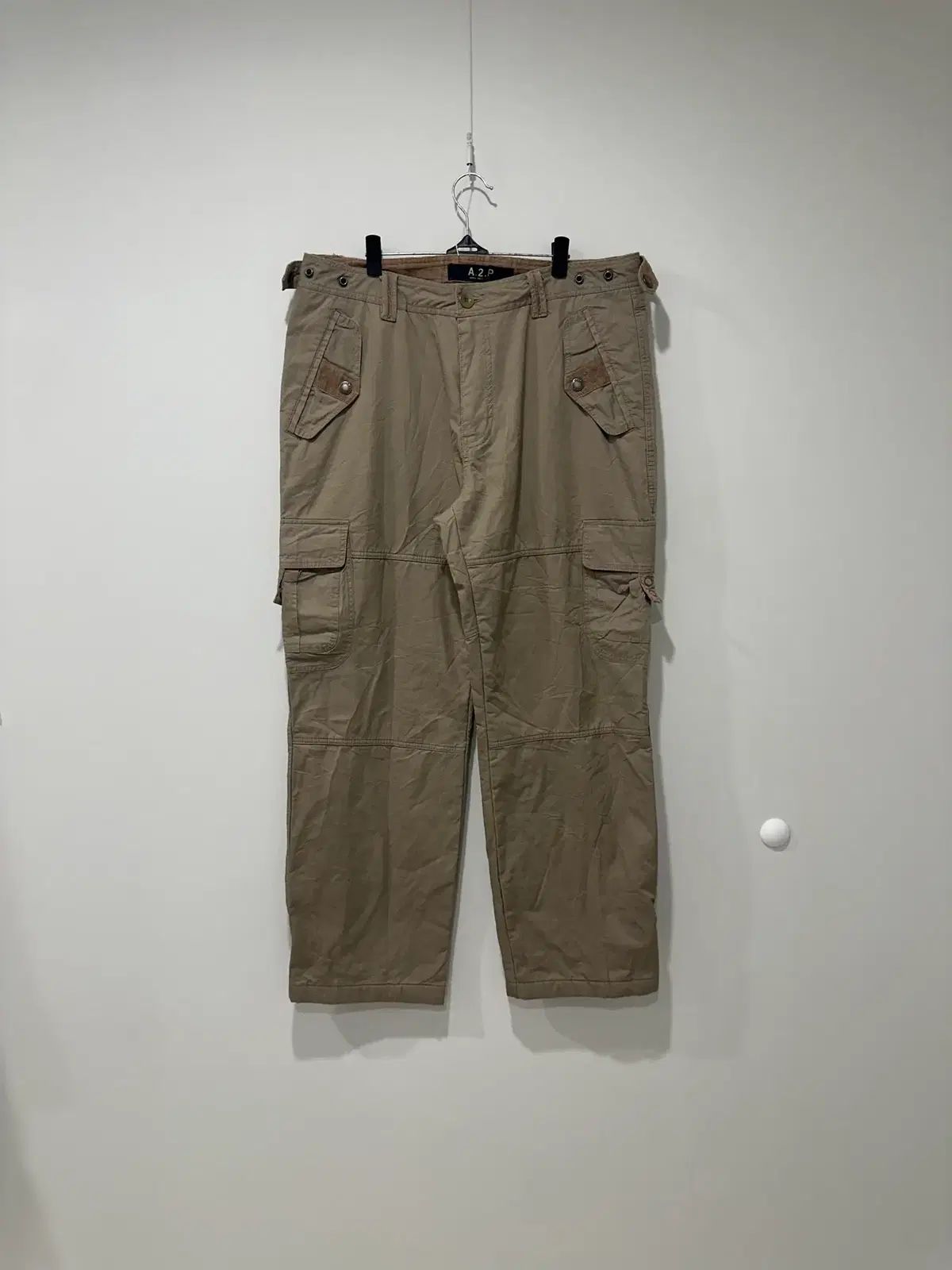 A 2 P A2P コットン ブラウン パンツ