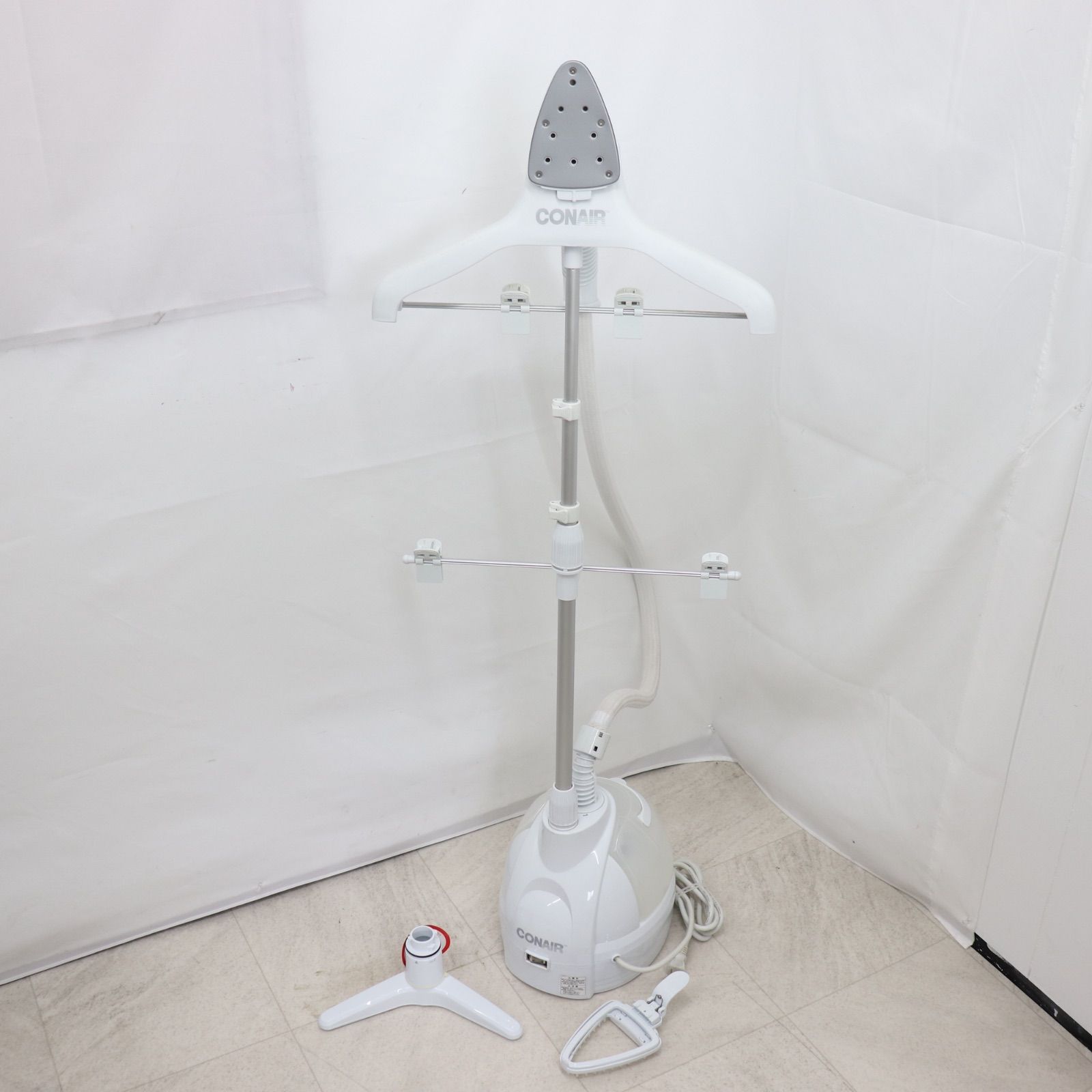 【動作確認済】CONAIR コンエアー 衣類スチーマー GS18H/WJ ホワイト 生活家電 即日発送 ラクル家電館