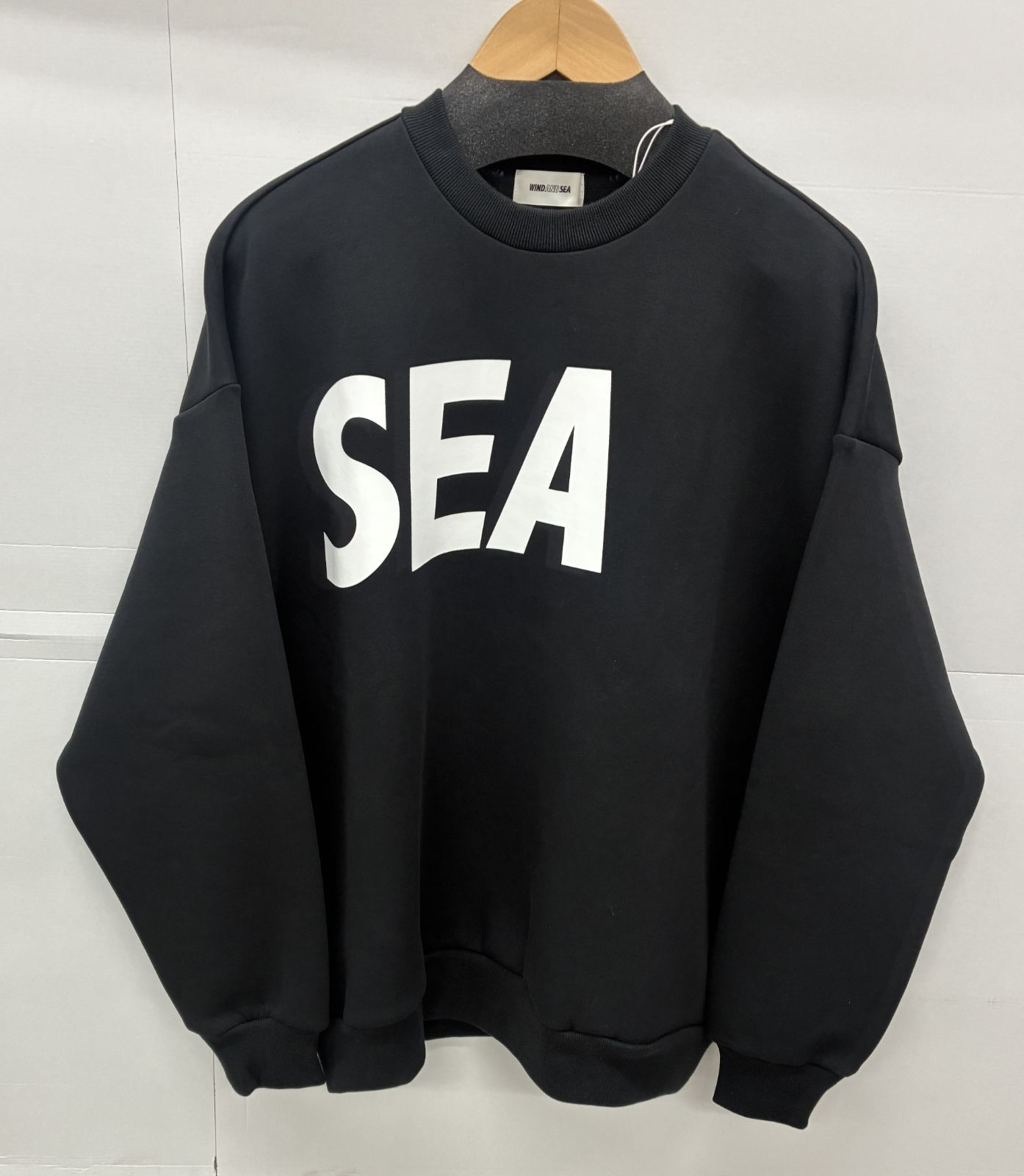 未使用 WIND AND SEA ボンディング生地 トレーナー Sサイズ WDS-O-CLN-26-Q1-CS-02 ウィンダンシー 【V2116-001】◇ 214