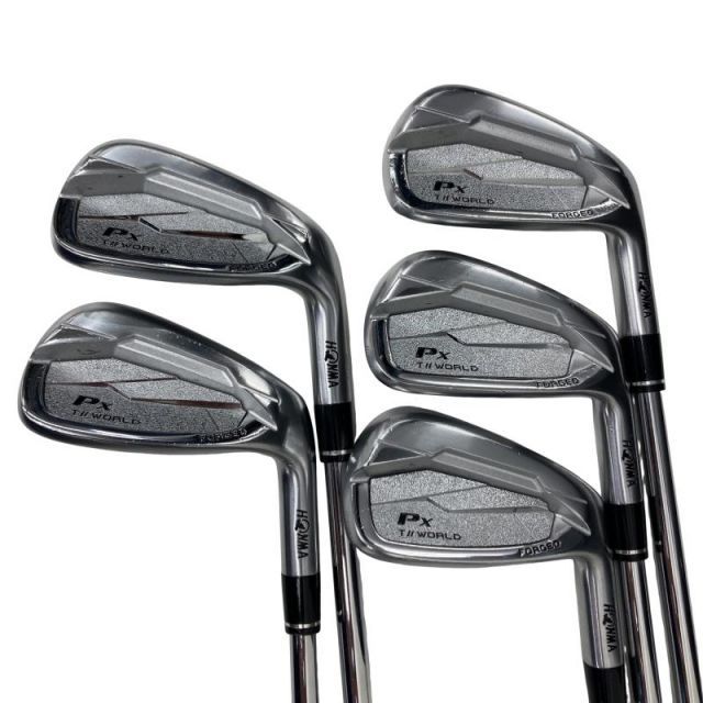 【中古】 本間ゴルフ TOUR WORLD Px 5S アイアンセット IR NS PRO 950GH neo (フレックスS) メンズ 男性用 右利き 右用 Cランク ゴルフクラブ