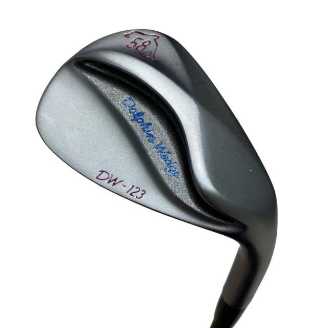【中古】 キャスコ Dolphin Wedge DW-123 シルバー 58° ウェッジ WG Dolphin DP-231 (フレックスその他) メンズ 男性用 右利き 右用 Cランク ゴルフクラブ