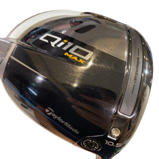【中古】 テーラーメイド Qi10 MAX 10.5° ドライバー DR 純正特注シャフト (フレックスS) メンズ 男性用 右利き 右用 Aランク ゴルフクラブ