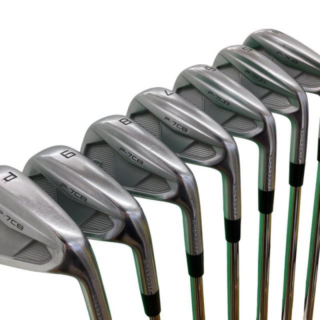 【中古】 テーラーメイド Taylor Made P・7CB(2024) 8S アイアンセット IR 純正特注シャフト (フレックスS) メンズ 男性用 右利き 右用 Cランク ゴルフクラブ