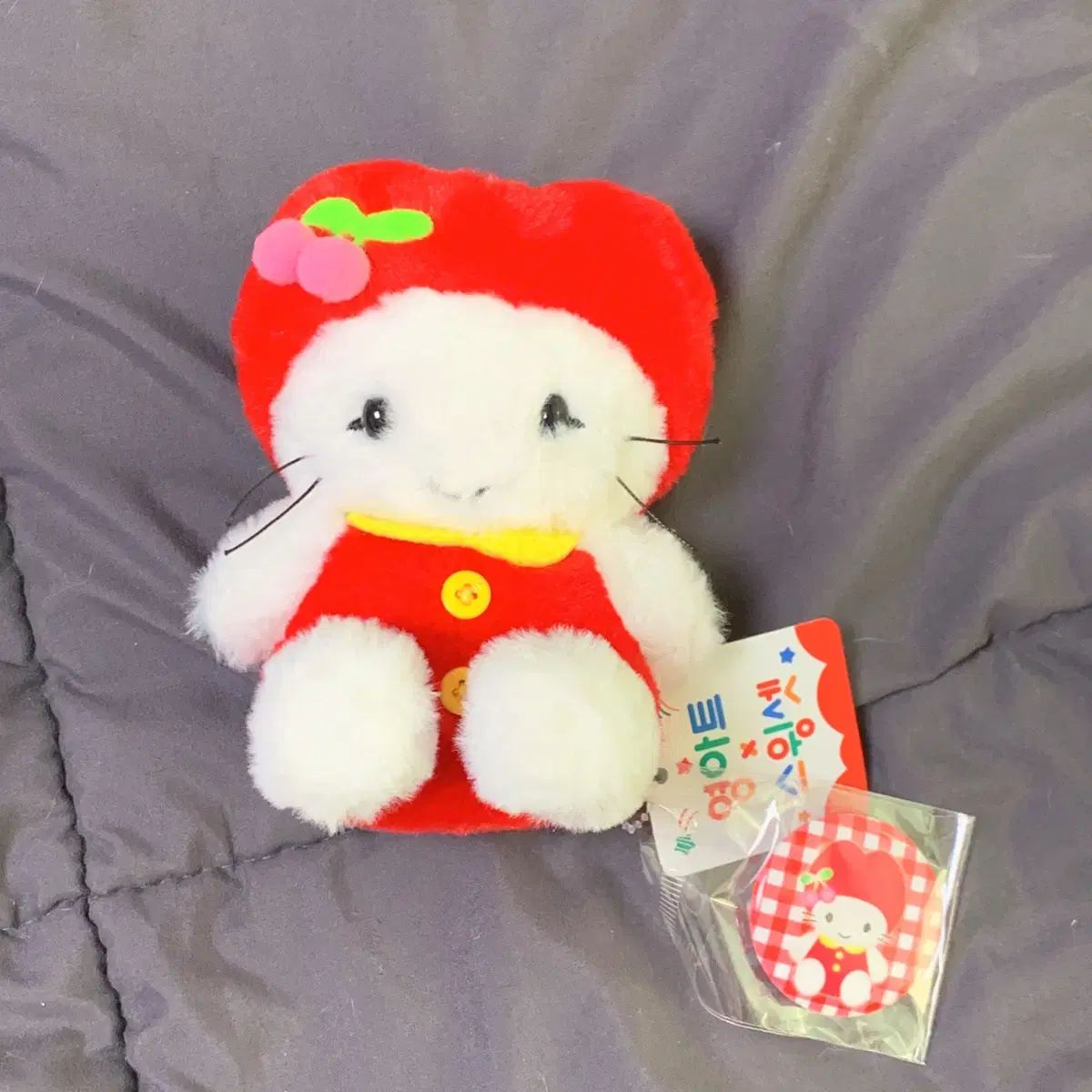 ヨンアート スウィングセット コラボ さくらんぼペット マスコット ぬいぐるみ キーホルダー