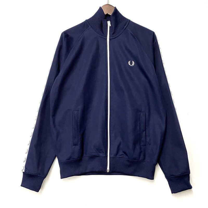 【中古品】 FRED PERRY フレッドペリー TAPED TRACK JACKET J4620 テープド トラックジャケット 【141-260506-as-22-izu】