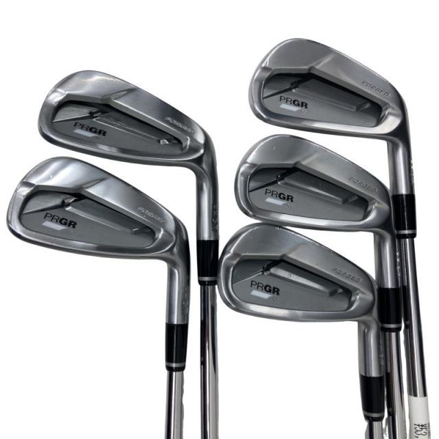 【中古】 プロギア PRGR 03 5S アイアンセット IR 純正特注シャフト (フレックスS) メンズ 男性用 右利き 右用 Cランク ゴルフクラブ