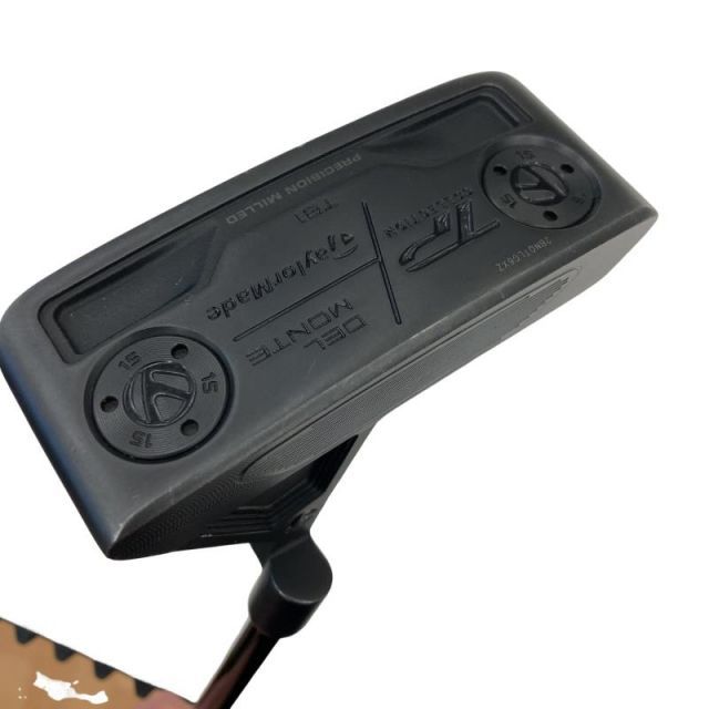 【中古】 テーラーメイド TP COLLECTION BLACK DEL MONTE TB1 33インチ パター PT スチール (フレックスその他) メンズ 男性用 右利き 右用 Cランク ゴルフクラブ
