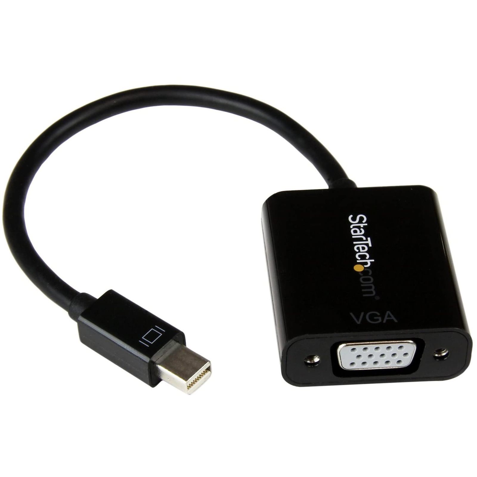 Startech.com Mini DisplayPort 1.2 to VGA Display Adapter/1080p/Active Conversion/MDP Male to VGA Female/Black MDP2VGA2