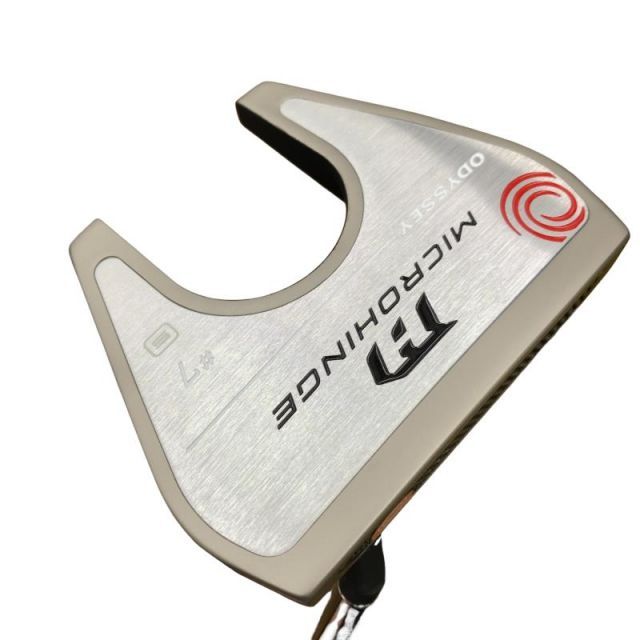 【中古】 オデッセイ MICROHINGE #7 S 34インチ パター PT スチール (フレックスその他) メンズ 男性用 右利き 右用 Cランク ゴルフクラブ