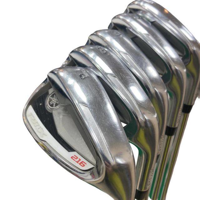 【中古】 ヤマハ RMX 216 5S アイアンセット IR 純正特注シャフト (フレックスR) メンズ 男性用 右利き 右用 Dランク ゴルフクラブ
