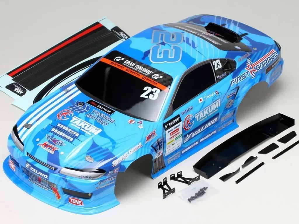 【中古】ラジコン ドリフト用ボディMercury SAYAKA Special S15 (塗装済/プレカット) [SD-MS15BLB]