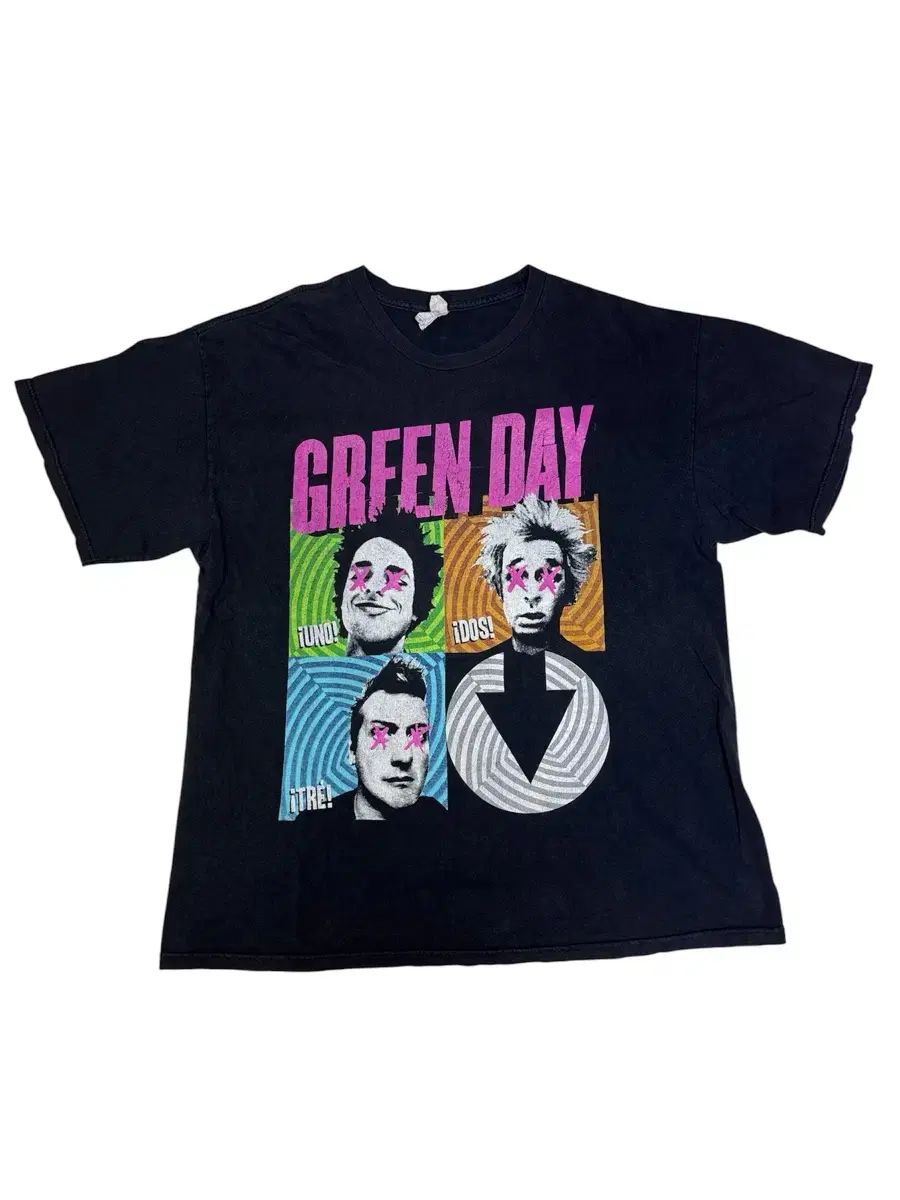 ヴィンテージ GREENDAY iUNO iDOS iTRE グラフィック Tシャツ