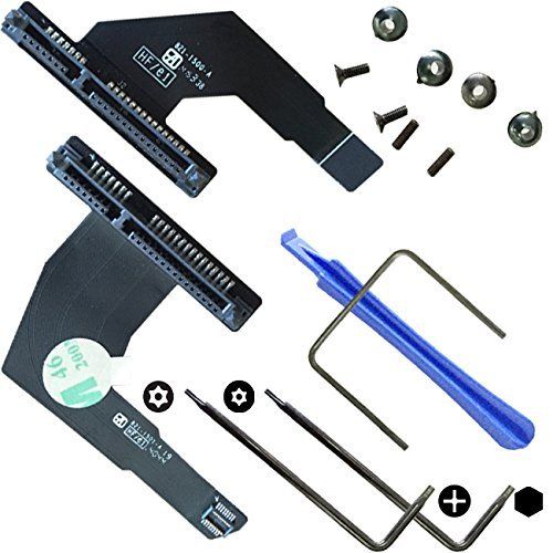 olivins MAC Mini Server Hard Drives SSD Upper Bay Expansion Cable Kit Tools Includes 821-1501-A Lower Cable Kit (compatible with 821-1500-A).