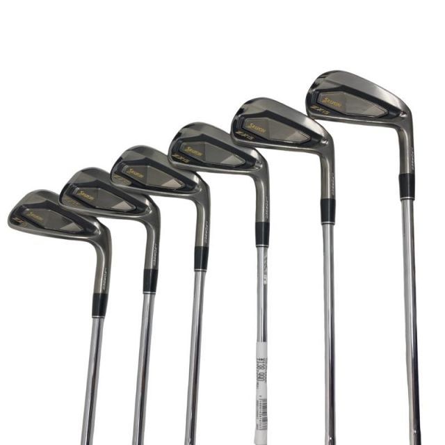【中古】 ダンロップ SRIXON ZXi5 ブラック 6S アイアンセット IR Dynamic Gold MID 95 TOUR ISSUE (フレックスS) メンズ 男性用 右利き 右用 Cランク ゴルフクラブ