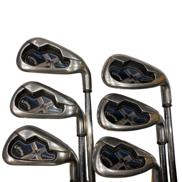 【中古】 キャロウェイ X・18 PRO SERIES 6S アイアンセット IR Dynamic Gold (フレックスX) メンズ 男性用 右利き 右用 Cランク ゴルフクラブ 12,140円