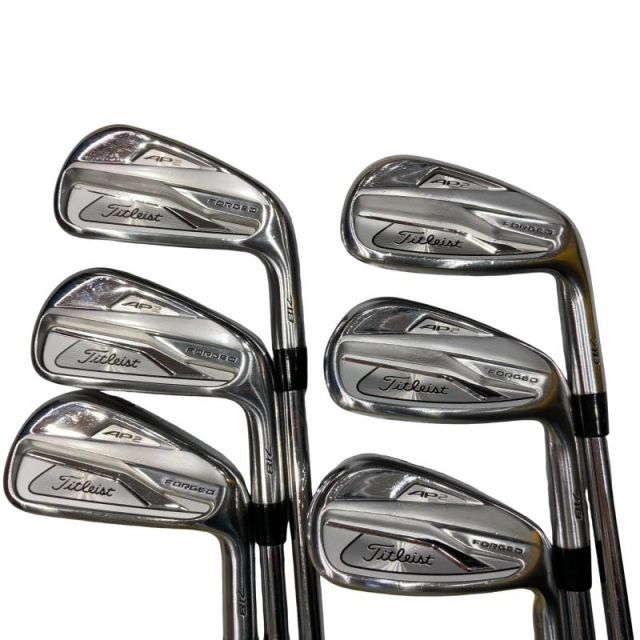 【中古】 タイトリスト Titleist AP2 718 6S アイアンセット IR AMT TOUR WHITE (フレックスS) メンズ 男性用 右利き 右用 Cランク ゴルフクラブ
