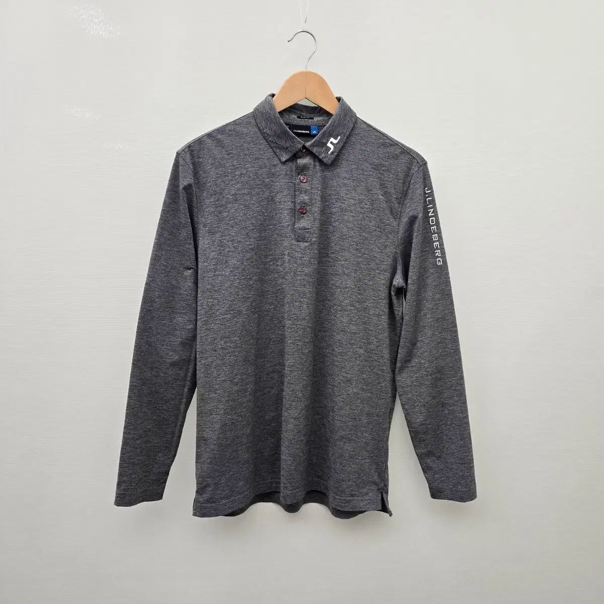 J.LINDEBERG(J.リンドバーグ) メンズ BIG ブリッジ 長袖 ポロシャツ