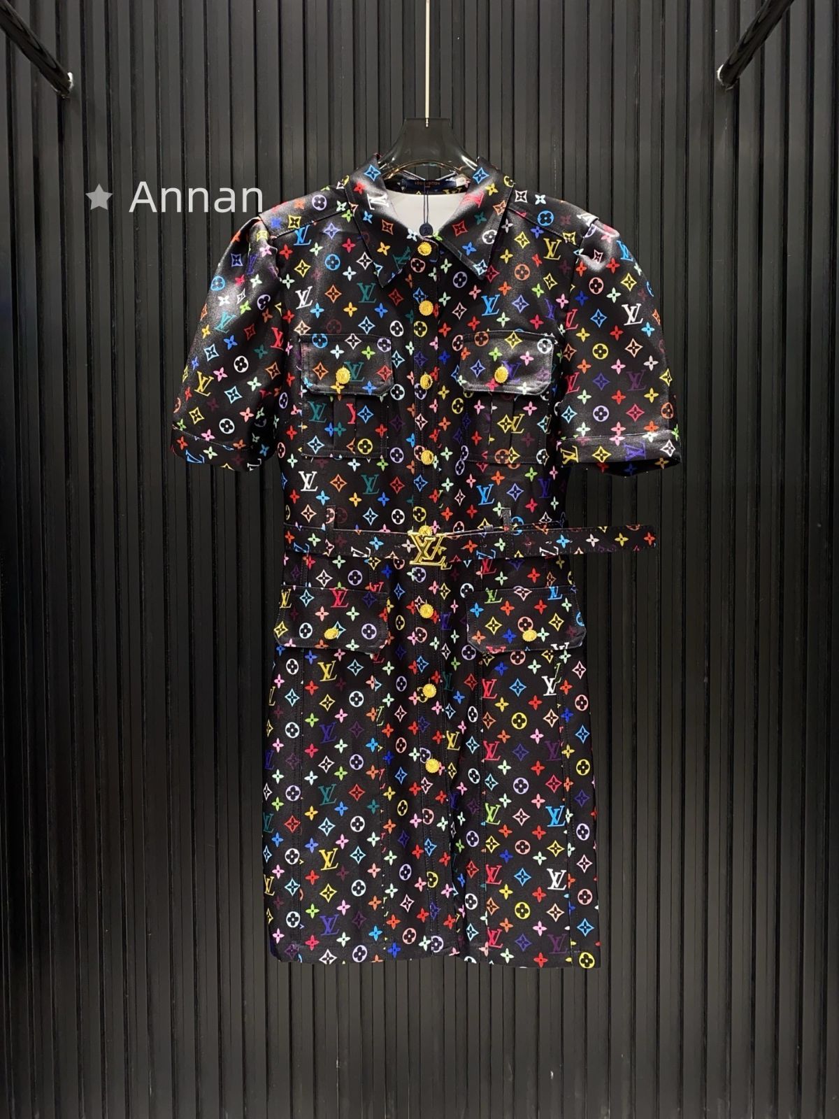 使用少 極美品 人気 新品 LV LOUIS VUITTON ルイヴィトン ワンピース レディース