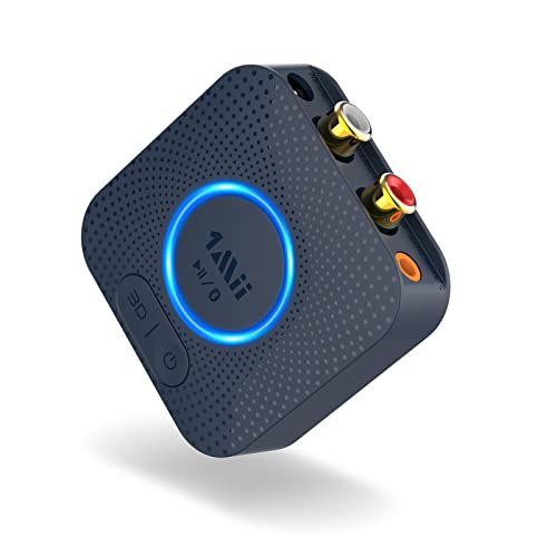 1Mii Bluetooth 5.1 レシーバー 音楽再生 aptX HD/AAC/SBC 3.5mm + RCA ブルートゥース受信機 3Dサラウンド ホームステレオシステム/有線ヘッドフォン/車のオーディオ(沖縄・離島の方発送不可）) c0aafca0