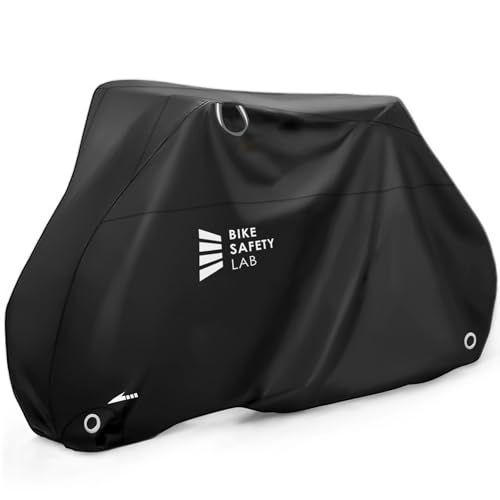 Bike Safety Lab 厚手自転車カバーシリーズ 600D/420D 高耐久 大人用自転車/18-22インチ子供用自転車 前後ロックホール 耐水PUコーティング UVカット 風飛び防止バックルts 2be5a23f