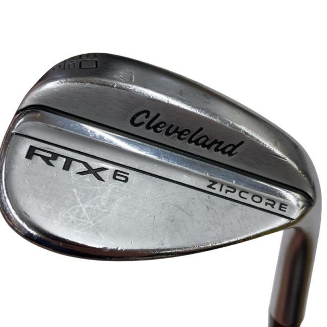 【中古】 クリーブランド Cleveland RTX-6 ZIPCORE ツアーサテン 60°/10° MID ウェッジ WG リシャフト (フレックスその他) メンズ 男性用 右利き 右用 Cランク ゴルフクラブ