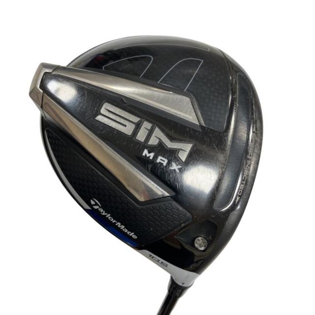 【中古】 テーラーメイド SIM MAX 10.5° ドライバー DR リシャフト (フレックスその他) メンズ 男性用 右利き 右用 Cランク ゴルフクラブ