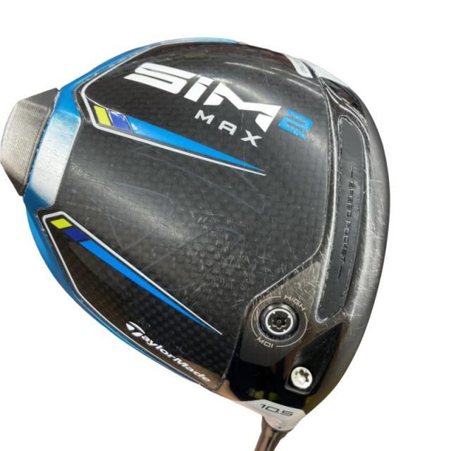 【中古】 テーラーメイド SIM2 MAX 10.5° ドライバー DR TENSEI BLUE TM50(SIM2 DR) (フレックスR) メンズ 男性用 右利き 右用 Cランク ゴルフクラブ