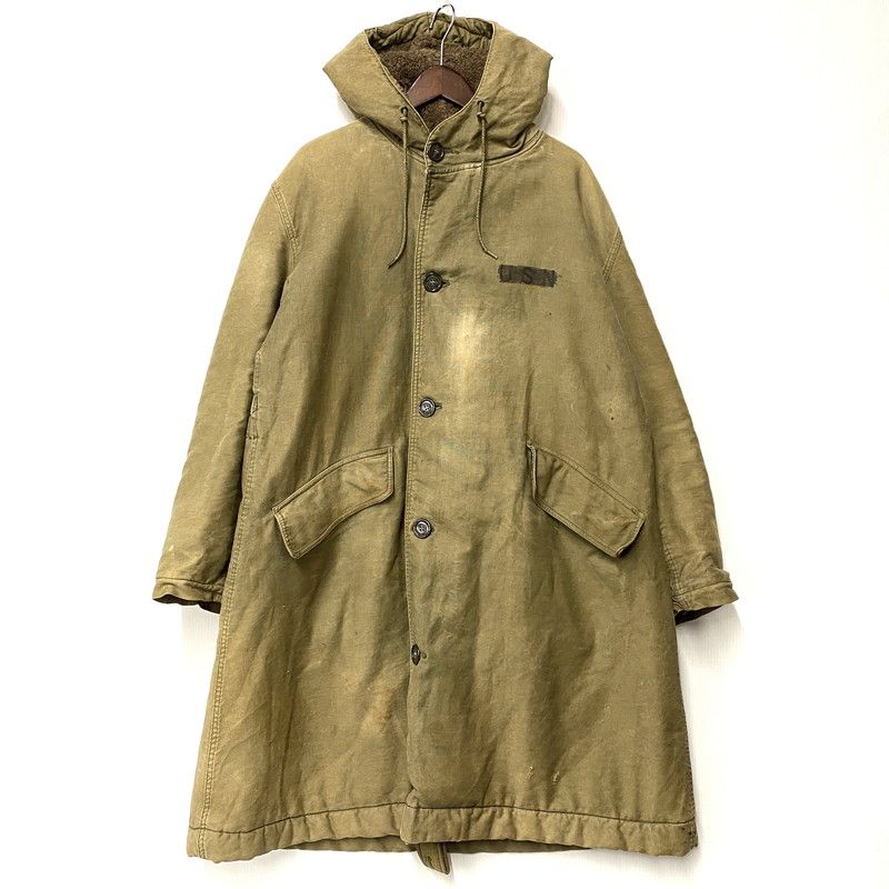 【現状渡し品】 U.S.NAVY U.S.ネイビー NAVY DEPARTMENT CONMAR ZIP N-2 DECK COAT WOOL LINING デッキコート ウールライニング アウター 【146-260506-as-27-izu】