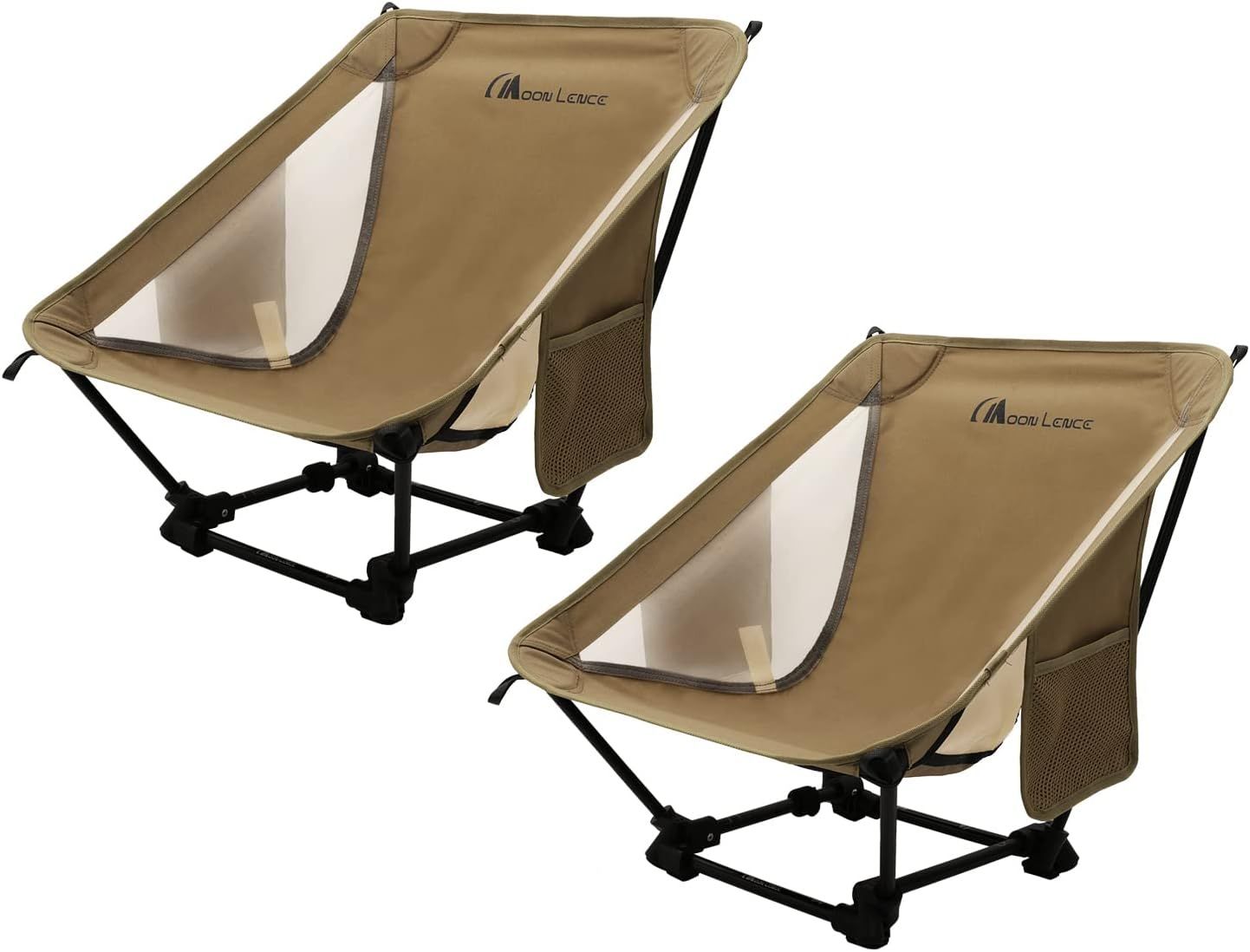 MOON LENCE ローチェア グランドチェア 軽量コンパクト あぐら焚き火 登山耐荷重150kg キャンプ椅子