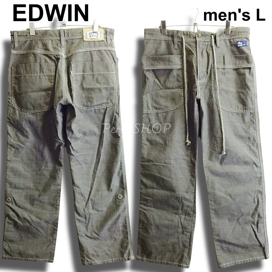 EDWIN エドウィン 2WAY ベイカー イージー リネンパンツ 715RS M（最大 