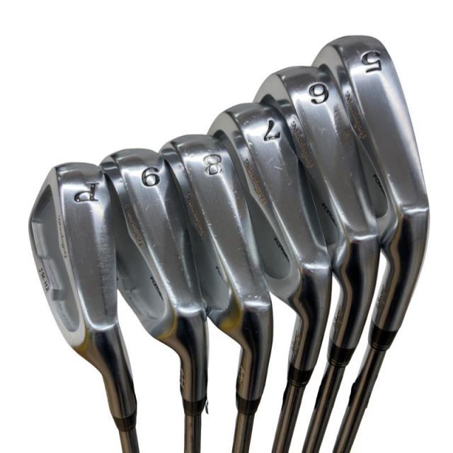 【中古】 MASDA MASDA JM-H2 ニッケルクロムメッキ 6S アイアンセット IR 純正特注シャフト (フレックスその他) メンズ 男性用 右利き 右用 Cランク ゴルフクラブ