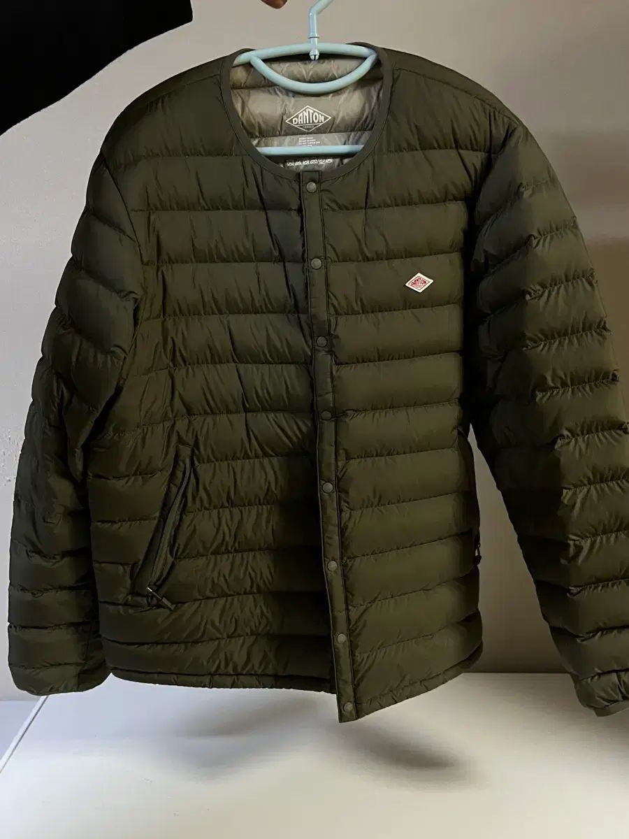 ダントン 軽量ダウン オリーブ XL