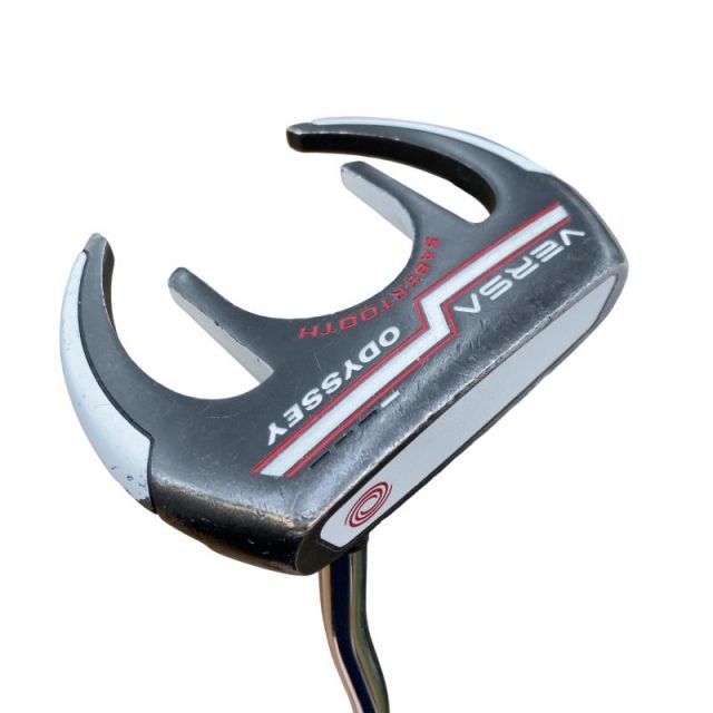 【中古】 オデッセイ VERSA SABERTOOTH ブラック 33インチ パター PT スチール (フレックスその他) メンズ 男性用 右利き 右用 Dランク ゴルフクラブ