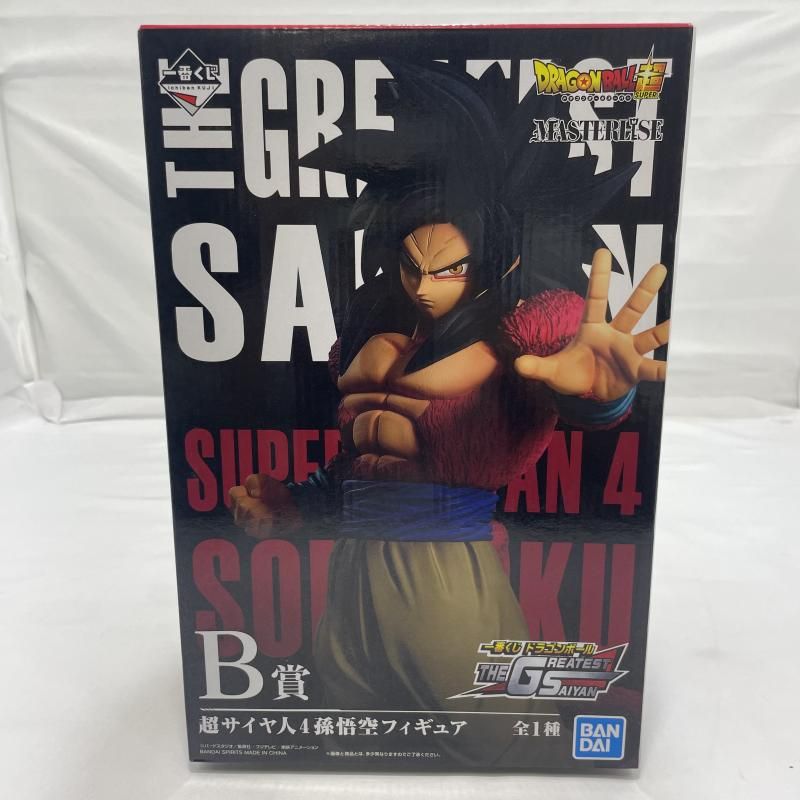 【中古】未開封)BANDAI 一番くじ B賞 超サイヤ人4 孫悟空 フィギュア ドラゴンボール[19]