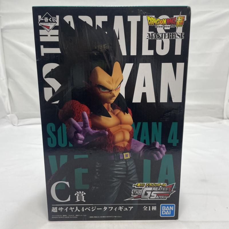 【中古】未開封)BANDAI 一番くじ C賞 超サイヤ人4ベジータ フィギュア ドラゴンボール[19]