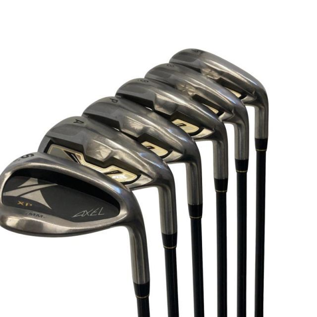 【中古】 つるや AXEL XP MM 7S アイアンセット IR AXEL XP MM(アイアン) (フレックスR) メンズ 男性用 右利き 右用 Cランク ゴルフクラブ