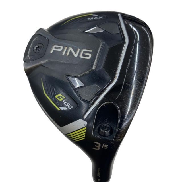 【中古】 ピン G430 MAX 3W フェアウェイウッド FW 純正特注シャフト (フレックスS) メンズ 男性用 右利き 右用 Cランク ゴルフクラブ