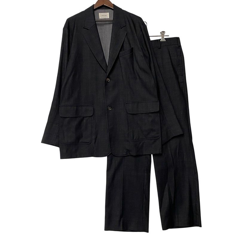 【中古品】 PORT BY ARK ポートバイアーク WOOL DENIM CHAMBRAY 2B JACKET & PANTS SET-UP PO13-J001 PO13-P001 ジャケット パンツ セットアップ【140-260506-as-32-izu】