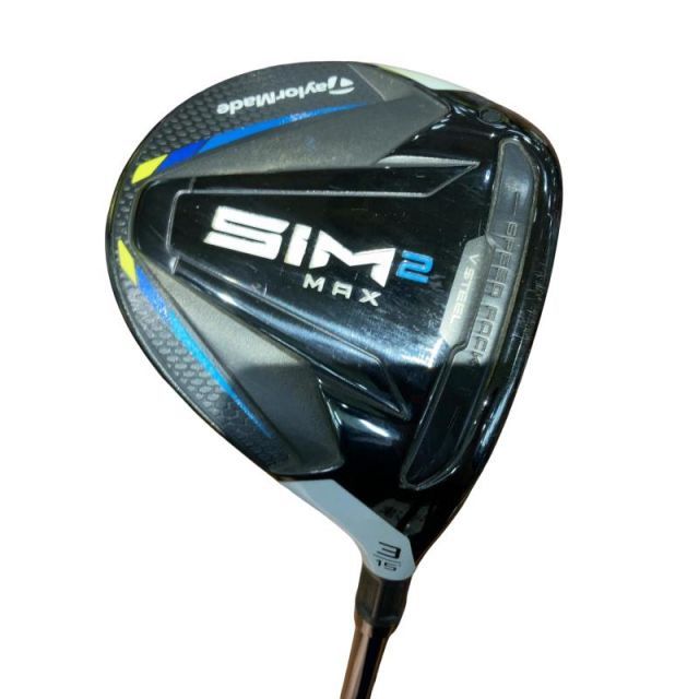 【中古】 テーラーメイド SIM2 MAX 3W フェアウェイウッド FW TENSEI BLUE TM50(SIM2 FW) (フレックスS) メンズ 男性用 右利き 右用 Cランク ゴルフクラブ