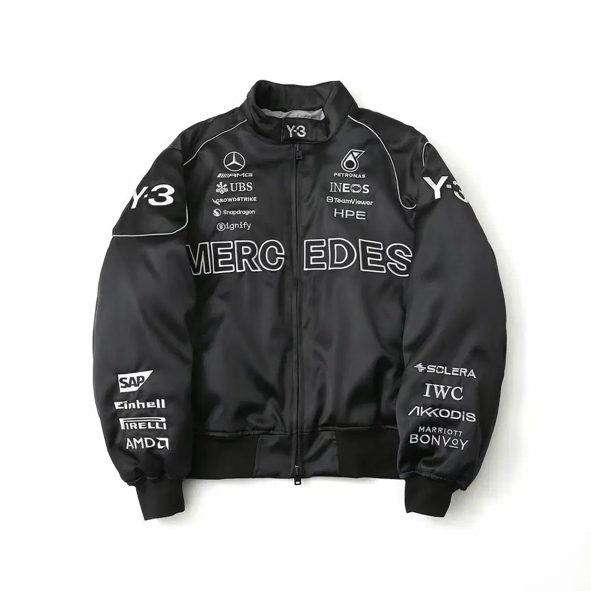 Y-3 メルセデス AMG ペトロナス F1 チーム シルバー アロー ジャケット XL