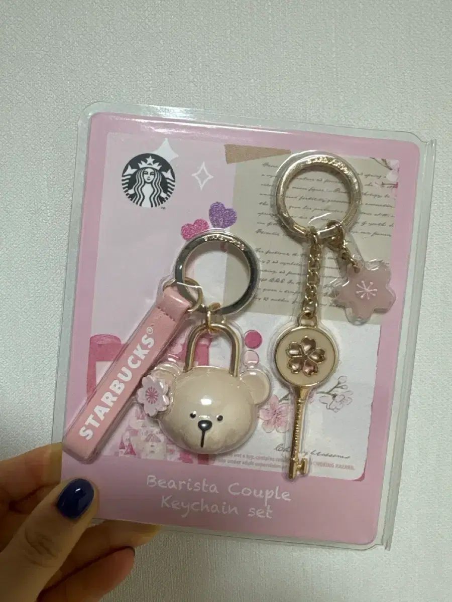 スターバックス チェリーブロッサム ベアリ キーチェーン キーホルダー