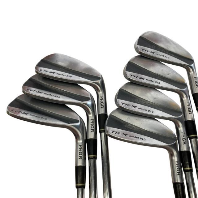 【中古】 プロギア TR-X model 910 8S アイアンセット IR Spec Steel (フレックスS) メンズ 男性用 右利き 右用 Dランク ゴルフクラブ