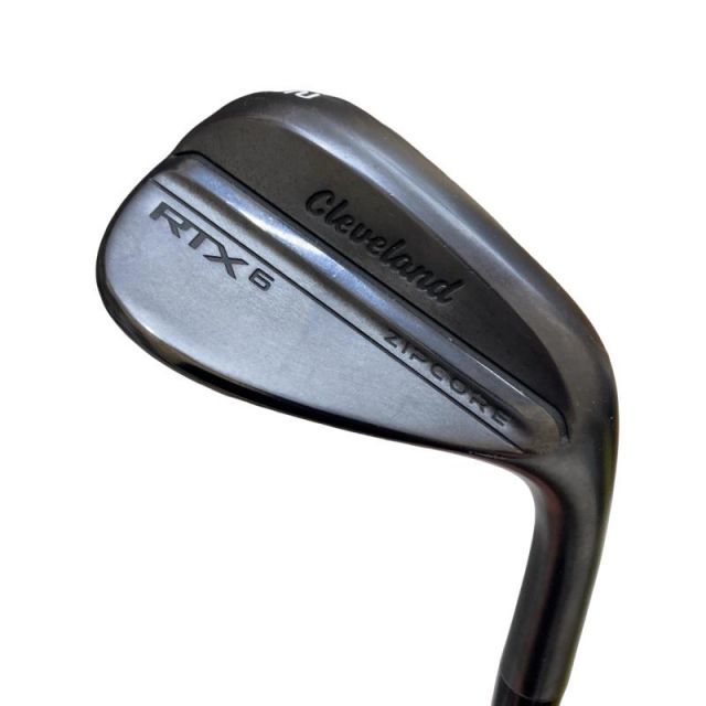 【中古】 クリーブランド Cleveland RTX-6 ZIPCORE ブラックサテン 52°/10° MID ウェッジ WG Dynamic Gold (フレックスS) メンズ 男性用 右利き 右用 Cランク ゴルフクラブ
