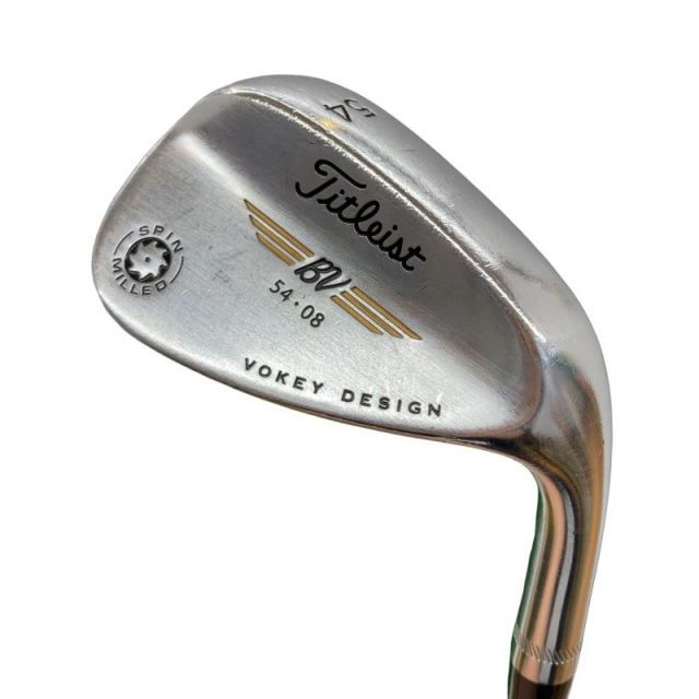【中古】 タイトリスト VOKEY SPIN MILLED(2009) 54°/08° ウェッジ WG Dynamic Gold (フレックスS) メンズ 男性用 右利き 右用 Cランク ゴルフクラブ