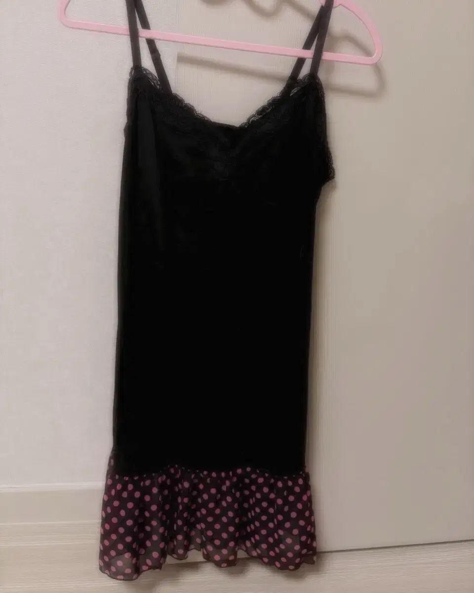姫ギャル CECIL McBEE セシルマクビー ピンク ドット レース スリップ