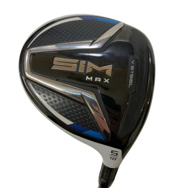 【中古】 テーラーメイド SIM MAX 5W フェアウェイウッド FW TENSEI BLUE TM50(FW) (フレックスSR) メンズ 男性用 右利き 右用 Cランク ゴルフクラブ