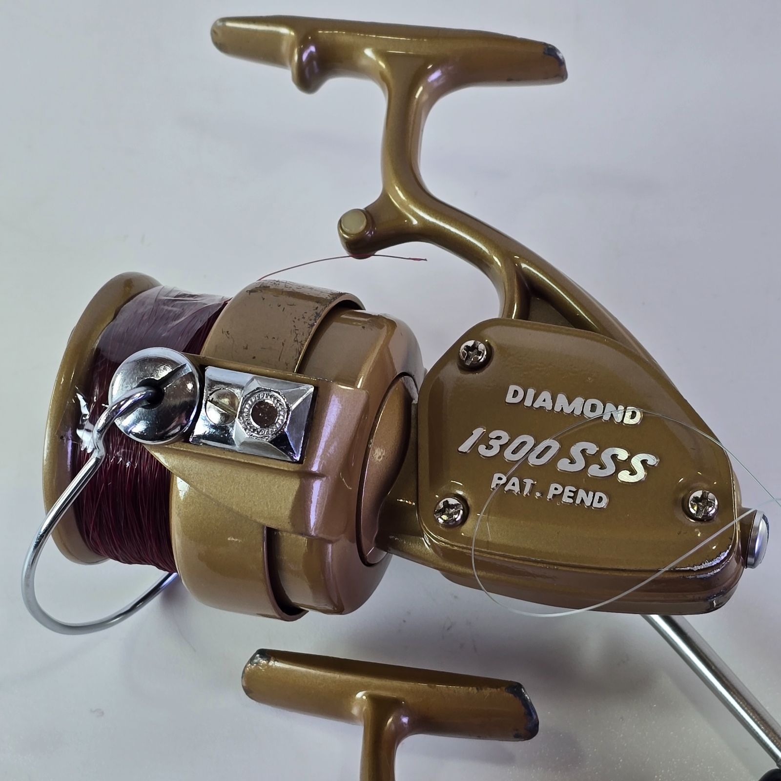 大森製作所 オールドスピニングリール DIAMOND 1300 SSS Deluxe