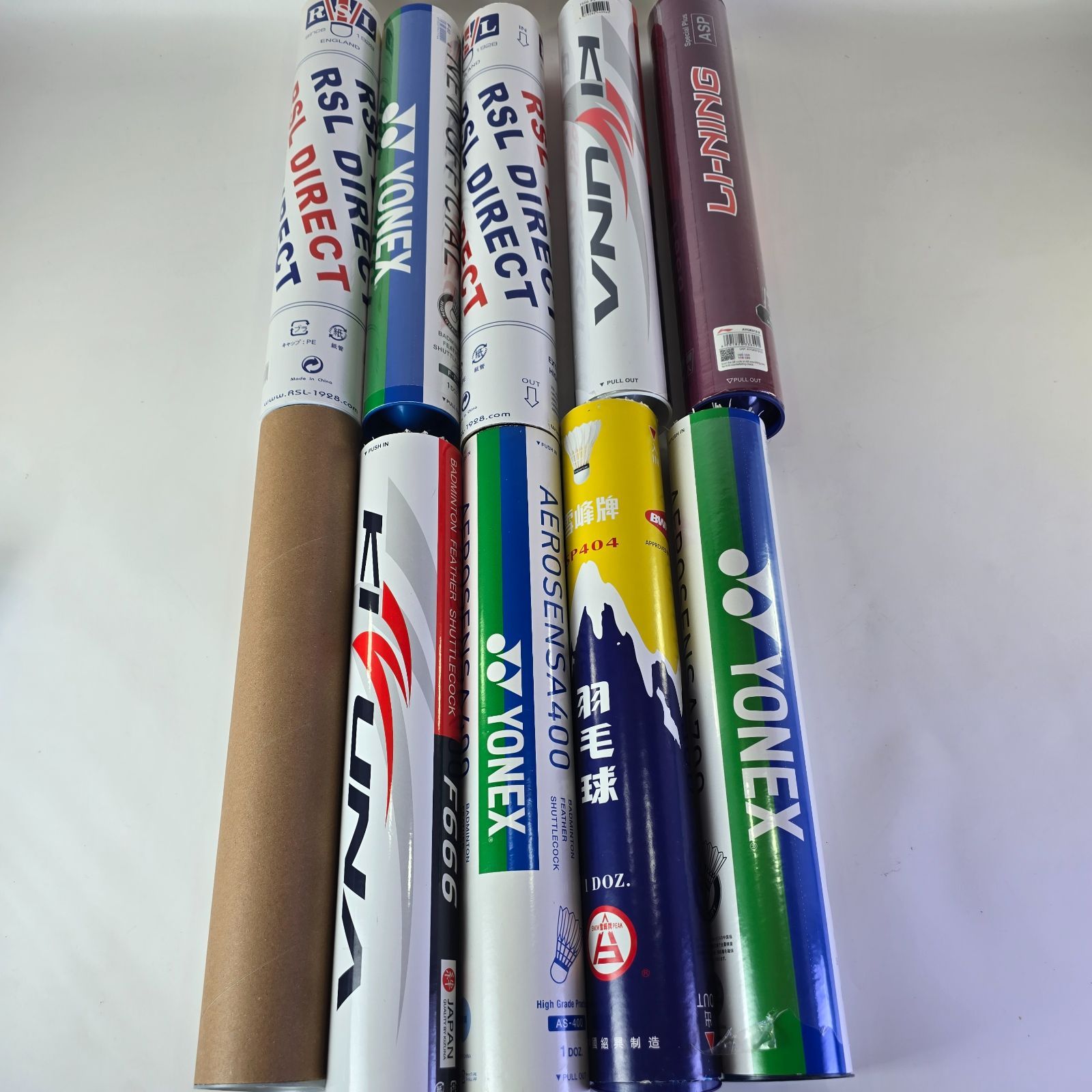 シャトル バドミントン まとめ売り RSL DIRECT YONEX LI-NING KIZUNA など